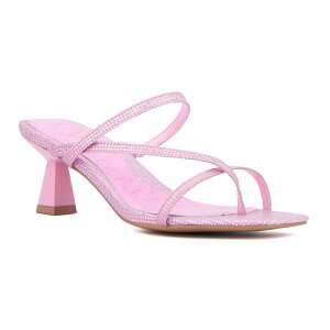 �I���r�A�~���[ ���f�B�[�X �V���[�Y �T���_�� Olivia Miller Women's Angelic Dressandals Pink �s���N