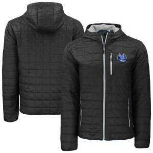 �J�b�^�[�A���h�o�b�N ���f�B�[�X �A�E�^�[ �W���P�b�g�E�u���]�� Men's Cutter & Buck Black Air Force Falcons Rainier Eco PrimaLoft Hooded Full-Zip Jacket Afa Black �u���b�N