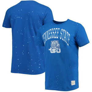 �I���W�i�� ���g�� �u�����h ���f�B�[�X �g�b�v�X T�V���c Men's Original Retro Brand Royal Tennessee State Tigers Bleach Splatter T-Shirtst Blue �u���[