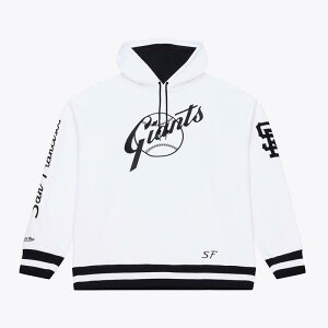 �~�b�`�F��&�l�X ���f�B�[�X �g�b�v�X T�V���c �t���[�X �p�[�J�[ Men's Mitchell & Ness White San Francisco Giants Cooperstown Collection Fleece Hoodie Gnt White �z���C�g