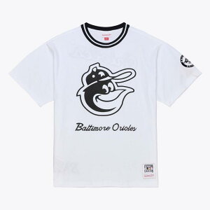 �~�b�`�F��&�l�X ���f�B�[�X �g�b�v�X T�V���c Men's Mitchell & Ness White Baltimore Orioles Cooperstown Collection Arctic T-Shirt Orl White �z���C�g