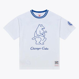 �~�b�`�F��&�l�X ���f�B�[�X �g�b�v�X T�V���c Men's Mitchell & Ness White Chicago Cubs Cooperstown Collection Arctic T-Shirt Cub White �z���C�g
