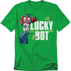 �A�j���L�����N�^�[ ���f�B�[�X �g�b�v�X T�V���c �g�[�� �O���t�B�b�N Licensed Character Big & Tall Transformers Optimus Graphic Tee Bright Green �O���[��