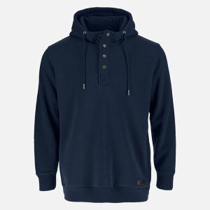 �\���O�b�h ���f�B�[�X �g�b�v�X T�V���c �X�E�F�b�g �p�[�J�[ Men's Thorogood Workwear Quarter Snap Hoodie Heavyweight Pullover Workwear Sweatshirt Pageant Blue �u���[
