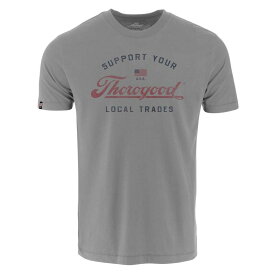 ソログッド レディース トップス Tシャツ Men's Thorogood Workwear Support Local Tradeshort Sleeve T-Shirt Silver シルバー