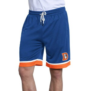 �X�^�[�^�[ ���f�B�[�X �{�g���X �n�[�t�p���c�E�V���[�c ���b�V�� �V���[�g�p���c Men'starteroyal Denver Broncos Throwback Power Play Meshorts Den Blue �u���[