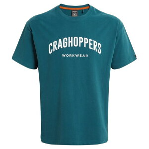 �N���b�O�z�b�p�[�Y ���f�B�[�X �g�b�v�X T�V���c Craghoppers Mens Batley T-Shirt Dark Aegean Blue �u���[