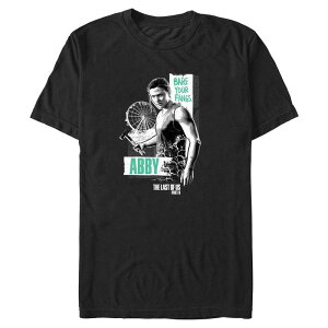 �A�j���L�����N�^�[ ���f�B�[�X �g�b�v�X T�V���c �g�[�� �O���t�B�b�N Licensed Character Big & Tall The Last Of Us Abby Graphic Tee Black �u���b�N