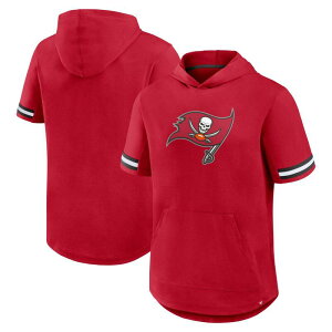 �t�@�i�e�B�N�X ���f�B�[�X �g�b�v�X T�V���c Men's Fanatics Red Tampa Bay Buccaneers Optimal Play Short Sleeve Hooded T-Shirt Buc Red ���b�h
