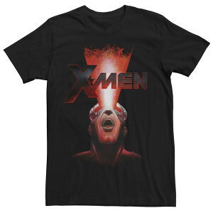 �}�[�x�� ���f�B�[�X �g�b�v�X T�V���c �O���t�B�b�N Men's Marvel X-Men Cyclops Look Up to theavens Graphic Tee Black �u���b�N