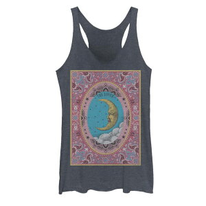�A���u�����f�b�h ���f�B�[�X �g�b�v�X T�V���c Unbranded Juniors' Tarot Moon Playing Card Tank Top Navy Heather �w�U�[