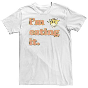 �A�j���L�����N�^�[ ���f�B�[�X �g�b�v�X T�V���c �g�[�� ���S Licensed Character Big & Tall Jay And Silent Bob Mooby's I'm Eating It Logo Tee White �z���C�g