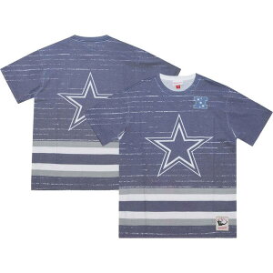 �~�b�`�F��&�l�X ���f�B�[�X �g�b�v�X T�V���c Men's Mitchell & Ness Navy Dallas Cowboys Jumbotron 3.0 T-Shirt Cow Navy �l�C�r�[