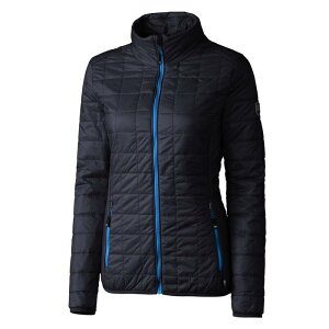 �J�b�^�[�A���h�o�b�N ���f�B�[�X �A�E�^�[ �W���P�b�g�E�u���]�� Cutter & Buck Rainier PrimaLoft Womens Eco Insulated Full Zipuffer Jacket Dark Navy �l�C�r�[