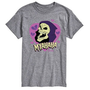 �A�j���L�����N�^�[ ���f�B�[�X �g�b�v�X T�V���c �O���t�B�b�N Licensed Character Men's Masters Of The Universe Skeletor Graphic Tee Heather Gray �O���[