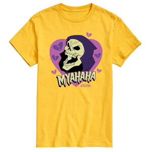 �A�j���L�����N�^�[ ���f�B�[�X �g�b�v�X T�V���c �O���t�B�b�N Licensed Character Men's Masters Of The Universe Skeletor Graphic Tee Yellow �C�G���[