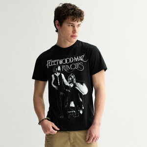 �A�j���L�����N�^�[ ���f�B�[�X �g�b�v�X T�V���c �O���t�B�b�N Licensed Character Men's Fleetwood Mac Rumours Graphic Tee Black �u���b�N