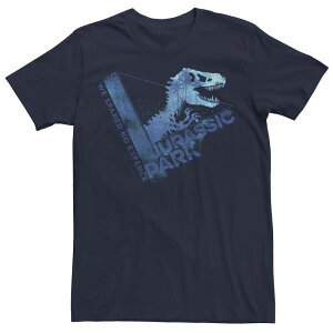 �A�j���L�����N�^�[ ���f�B�[�X �g�b�v�X T�V���c Licensed Character Men's Jurassic Park We Spared No Expense Blue Mistee Navy �l�C�r�[