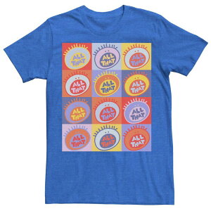 �A�j���L�����N�^�[ ���f�B�[�X �g�b�v�X T�V���c ���B���e�[�W ���S Licensed Character Men's Nickelodeon All That Classic Vintage Logo Tee Royal Heather �w�U�[