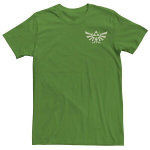 �A�j���L�����N�^�[ ���f�B�[�X �g�b�v�X T�V���c Licensed Character Men's The Legend Of Zelda Hyrule Crest And Map Tee Kelly