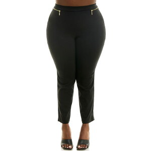 �j�i���I�i���h ���f�B�[�X �{�g���X �J�W���A���p���c �v���X�T�C�Y �A���N�� Plusize Nina Leonard Anklength Millennium Pants Black �u���b�N
