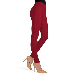 �����C ���f�B�[�X �{�g���X �J�W���A���p���c �R�b�g�� ���M���X MeMoi Lisse Chino Cotton Blend Leggings Red ���b�h