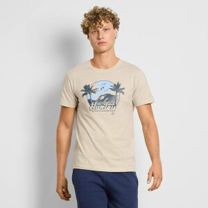 �n�[���[ ���f�B�[�X �g�b�v�X T�V���c �O���t�B�b�N Men's Hurley Sun Lined Graphic Tee Bone