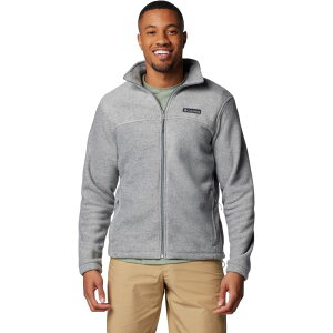 yz RrA Y WPbgEu] AE^[ Men's Columbia Steens Mountain Full-Zip Fleece Jacket Light Gray Heather