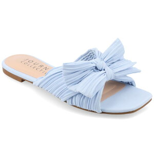 �W�����l �R���N�V���� ���f�B�[�X �V���[�Y �T���_�� Journee Collection Serlina Women's Tru Comfort Foam Slide Sandalight Blue �u���[