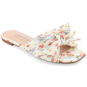 �W�����l �R���N�V���� ���f�B�[�X �V���[�Y �T���_�� Journee Collection Serlina Women's Tru Comfort Foam Slide Sandalight Floral