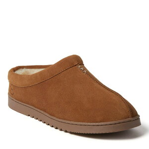 fBAtH[Y Y V[Y T_ XG[h Dearfoams Dean Men'suede Clog Slippers Chestnut