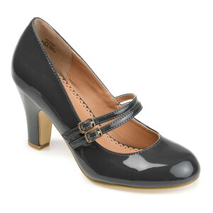 �W�����l �R���N�V���� ���f�B�[�X �V���[�Y �p���v�X Journee Collection Wendy Mary Janes Gray �O���[
