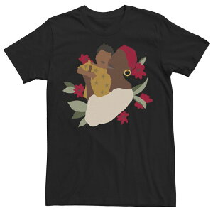 �A�j���L�����N�^�[ ���f�B�[�X �g�b�v�X T�V���c Licensed Character Men's Trendy Motherhood Tee Black �u���b�N