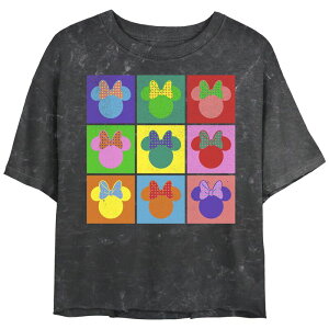 �f�B�Y�j�[ ���f�B�[�X �g�b�v�X T�V���c Disney's Mickey And Friends Juniors' Minnie Mouse Pop Artee Black �u���b�N