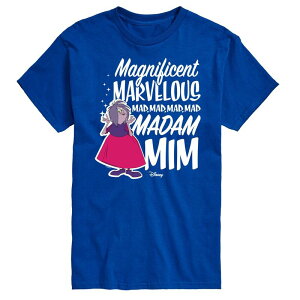 �f�B�Y�j�[ ���f�B�[�X �g�b�v�X T�V���c �O���t�B�b�N Disney'sword in the Stone Madamin Men's Magnificent Graphic Tee Blue �u���[