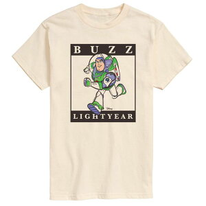�f�B�Y�j�[ �s�N�T�[ ���f�B�[�X �g�b�v�X T�V���c �O���t�B�b�N Disney / Pixar's Toy Story 4 Men's Buzz Graphic Tee Cream �N���[��