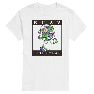 �f�B�Y�j�[ �s�N�T�[ ���f�B�[�X �g�b�v�X T�V���c �O���t�B�b�N Disney / Pixar's Toy Story 4 Men's Buzz Graphic Tee White �z���C�g