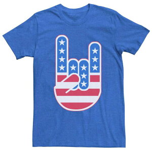 �A�j���L�����N�^�[ ���f�B�[�X �g�b�v�X T�V���c �O���t�B�b�N Licensed Character Men's USA Rocker Graphic Tee Royal Heather �w�U�[