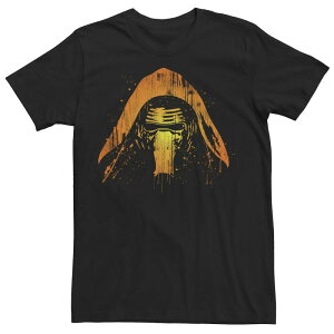 �X�^�[ �E�H�[�Y ���f�B�[�X �g�b�v�X T�V���c Men'star Wars Kylo Ren Orange Hue Portraitee Black �u���b�N