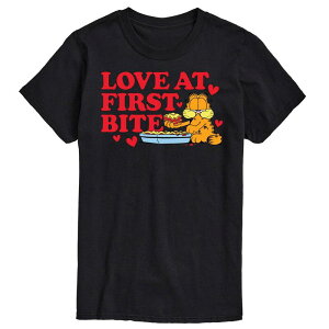 �A�j���L�����N�^�[ ���f�B�[�X �g�b�v�X T�V���c Licensed Character Men's Garfield Love At First Bitee Black �u���b�N