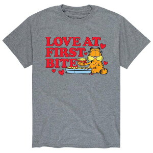 �A�j���L�����N�^�[ ���f�B�[�X �g�b�v�X T�V���c Licensed Character Men's Garfield Love At First Bitee Gray �O���[