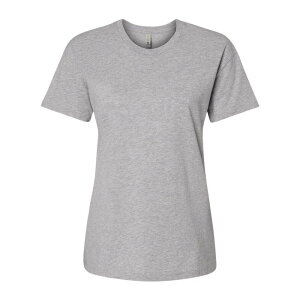 �t���\ ���f�B�[�X �g�b�v�X T�V���c �R�b�g�� Floso Next Level Women ´ s Cotton Relaxed T-shirt Heather Grey �O���[