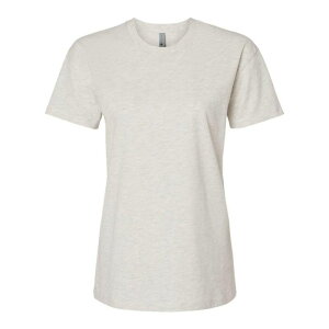 �t���\ ���f�B�[�X �g�b�v�X T�V���c �R�b�g�� Floso Next Level Women ´ s Cotton Relaxed T-shirt Oatmeal �I�[�g�~�[��