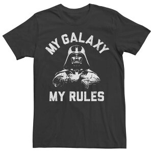 �A�j���L�����N�^�[ ���f�B�[�X �g�b�v�X T�V���c Licensed Character Men'star Wars My Rules Tee Black �u���b�N
