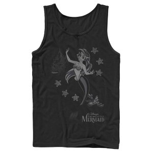 �f�B�Y�j�[ ���f�B�[�X �g�b�v�X T�V���c Disney's The Little Mermaid Ariel Men'sebastian Under The Sea Tank Top Black �u���b�N