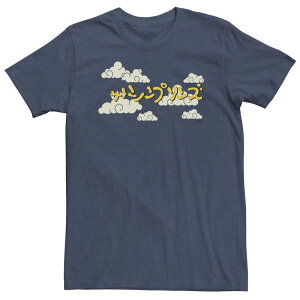 �A�j���L�����N�^�[ ���f�B�[�X �g�b�v�X T�V���c �g�[�� ���S Licensed Character Big & Tall The Simpsons Kanji Style Intro Logo Tee Navy Heather �w�U�[