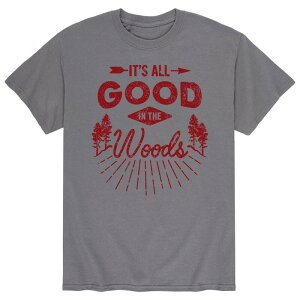 �A�j���L�����N�^�[ ���f�B�[�X �g�b�v�X T�V���c Licensed Character Men's It's All Good In The Woods Tee Gray �O���[