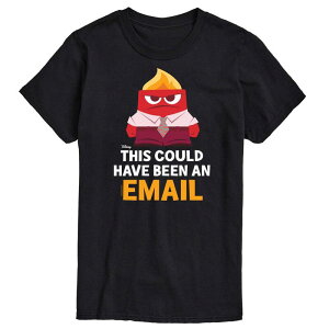 �f�B�Y�j�[ �s�N�T�[ ���f�B�[�X �g�b�v�X T�V���c �g�[�� �O���t�B�b�N Disney / Pixar's Inside Out Big & Tall Been An Email Graphic Tee Black �u���b�N