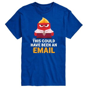 �f�B�Y�j�[ �s�N�T�[ ���f�B�[�X �g�b�v�X T�V���c �g�[�� �O���t�B�b�N Disney / Pixar's Inside Out Big & Tall Been An Email Graphic Tee Blue �u���[