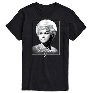 �A�j���L�����N�^�[ ���f�B�[�X �g�b�v�X T�V���c �O���t�B�b�N Licensed Character Men's Etta James Graphic Tee Black �u���b�N
